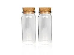 Bestlivings Geschirr<Fläschchen Glas mit Korken Set 50ml 8er Pack