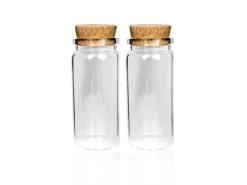New Bestlivings Fläschchen Glas mit Korken Set 50ml 16er Pack