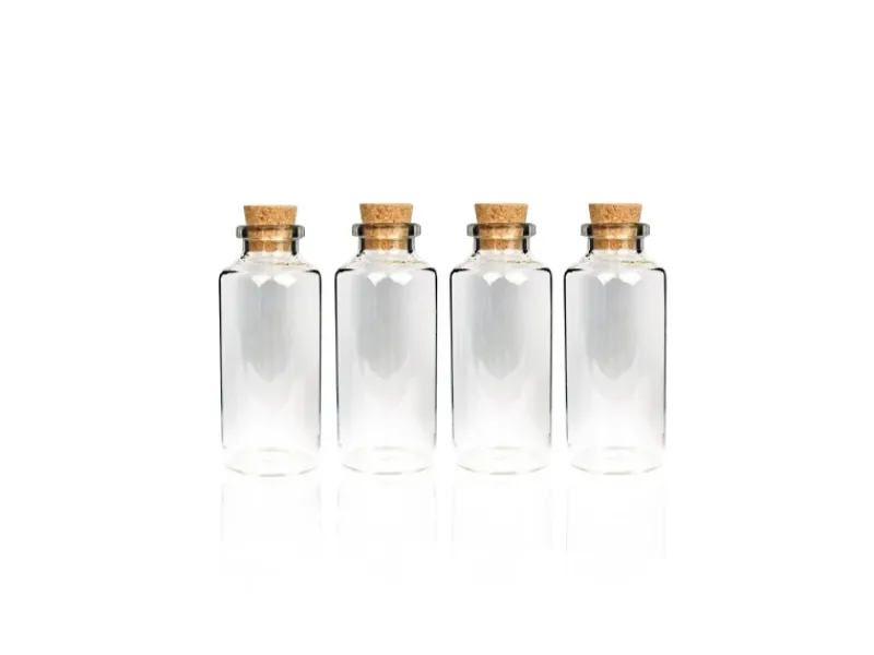 Sale Fläschchen Glas mit Korken Set 10ml 8er Pack Geschirr