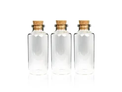 Bestlivings Geschirr<Fläschchen Glas mit Korken Set 30ml 9er Pack