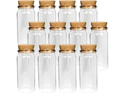 Sale Fläschchen Glas mit Korken 50ml 24er Pack Geschirr