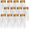 Bestlivings Geschirr<Fläschchen Glas mit Korken 50ml 12er Pack