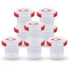 New Bestlivings Frischhaltebox 0,64L Joghurt Im Set Rot 8er Pack