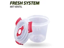 New Bestlivings Frischhaltebox 0,64L Joghurt Im Set Rot 8er Pack