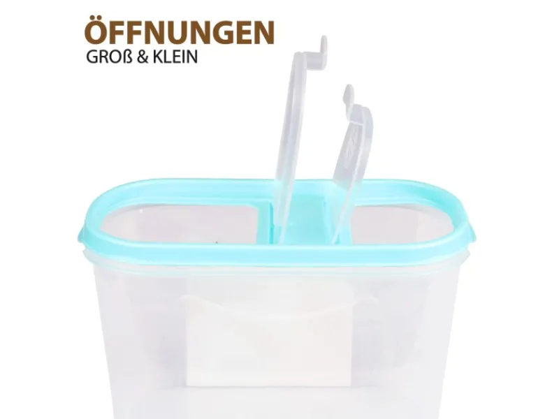 Hot Frischhaltebox Schüttdose 1,4 Liter 1er Pack Türkis Vorratsdosen|Vorratsbehälter