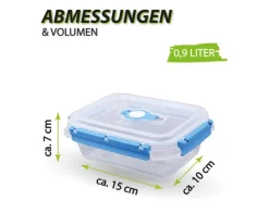 Best Frischhaltebox Schüttdose 4,5 Liter 1er Pack Türkis Vorratsdosen|Vorratsbehälter