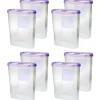 Best Bestlivings Frischhaltebox Schüttdose 2,8 Liter 8er Pack Lila