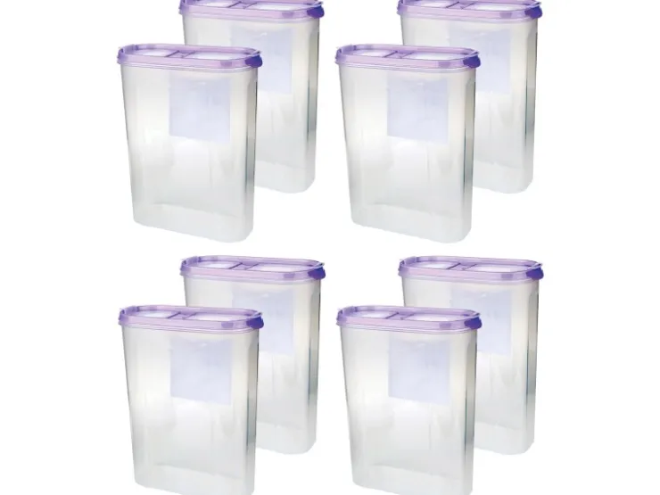 Best Bestlivings Frischhaltebox Schüttdose 2,8 Liter 8er Pack Lila