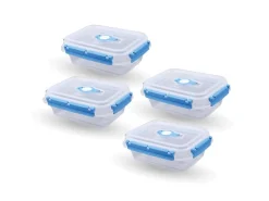 Discount Frischhaltebox 0,9L Lunchbox Im Set Blau 8er Pack Vorratsdosen|Vorratsbehälter