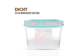 Best Bestlivings Frischhaltebox Schüttdose 1,4 Liter 4er Pack Türkis