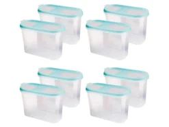 Online Frischhaltebox Schüttdose 4,5 Liter 4er Pack Lila Vorratsdosen|Vorratsbehälter