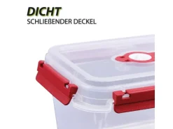 Online Bestlivings Frischhaltebox Mit Deckel Fresh System 0,9 Liter Lunchbox Rot