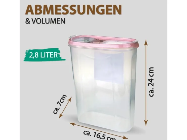 Hot Bestlivings Frischhaltebox 0,9L Lunchbox Im Set Rot 8er Pack