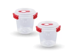 Discount Bestlivings Frischhaltebox 0,64L Joghurt Im Set Rot 2er Pack