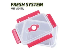 Bestlivings Frischhaltebox 1,5L Lunchbox Im Set Rot 2er Pack