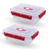 Best Frischhaltebox Mit Deckel Fresh System 0,64 Liter Joghurt Dose Rot Vorratsdosen|Vorratsbehälter