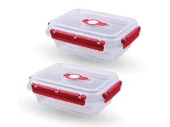 Best Frischhaltebox Mit Deckel Fresh System 0,64 Liter Joghurt Dose Rot Vorratsdosen|Vorratsbehälter