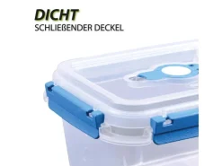 Bestlivings Vorratsdosen|Vorratsbehälter<Frischhaltebox Mit Deckel Fresh System 1,5 Liter Lunchbox Blau