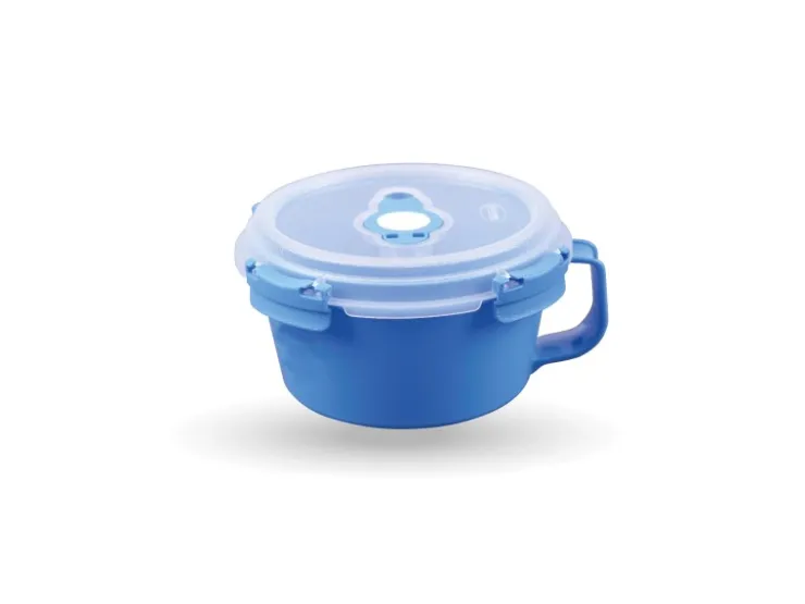 Online Frischhaltebox 0,85L Frühstücksschale Im Set Blau 4er Pack Vorratsdosen|Vorratsbehälter