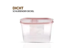 Sale Frischhaltebox Schüttdose 1,4 Liter 8er Pack Altrose Vorratsbehälter|Vorratsdosen