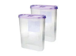 Best Bestlivings Frischhaltebox Schüttdose 2,8 Liter 2er Pack Lila
