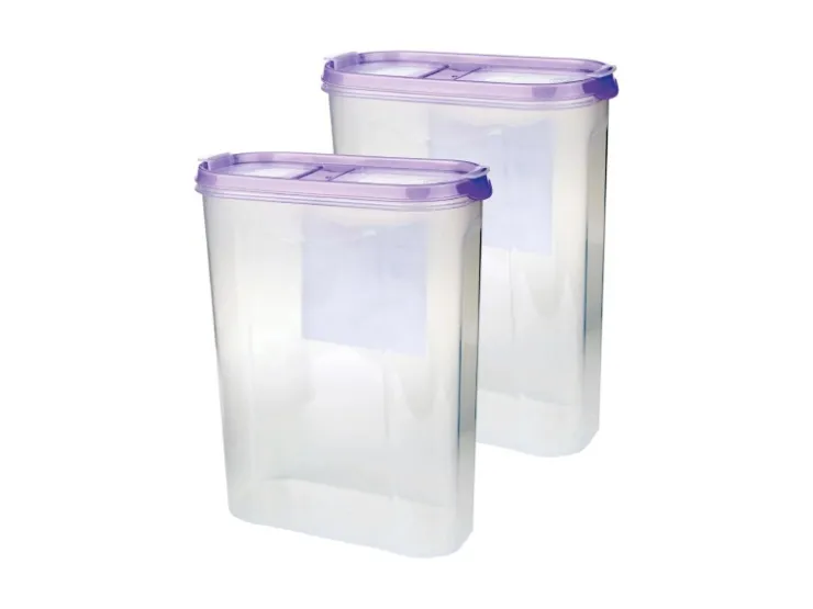 Best Bestlivings Frischhaltebox Schüttdose 2,8 Liter 2er Pack Lila