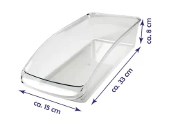 Bestlivings Küchenhelfer|Kühlschränke<Kühlschrankbox M 33 x 1,5 x 8 cm 4er Pack