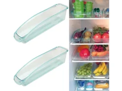 Clearance Kühlschrankbox S 33 x 75 x 8 cm 2er Pack Vorratsdosen|Vorratsbehälter