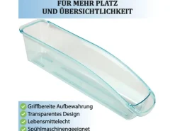 Bestlivings Vorratsdosen|Vorratsbehälter<Kühlschrankbox S 33 x 75 x 8 cm 8er Pack