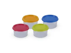 Bestlivings Vorratsdosen|Vorratsbehälter<Vorratsdosen Kunststoff 50ml Mit Farbigen Deckel 6 x 35 cm 12er Pack