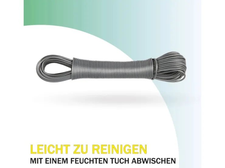 New Bestlivings Wäscheleine 20 Meter x 2,2 mm 4er Pack Anthrazit