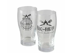 Sale Boltze Bierglas BBQ 2-fach Sortiert 16 cm x 8 cm x 8 cm Schwarz