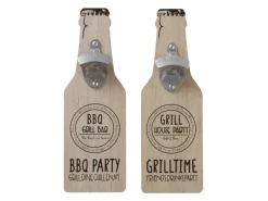 Discount Flaschenöffner Grillhouse 2-fach Sortiert 30 cm x 10 cm x 4 cm Natur Küchenhelfer