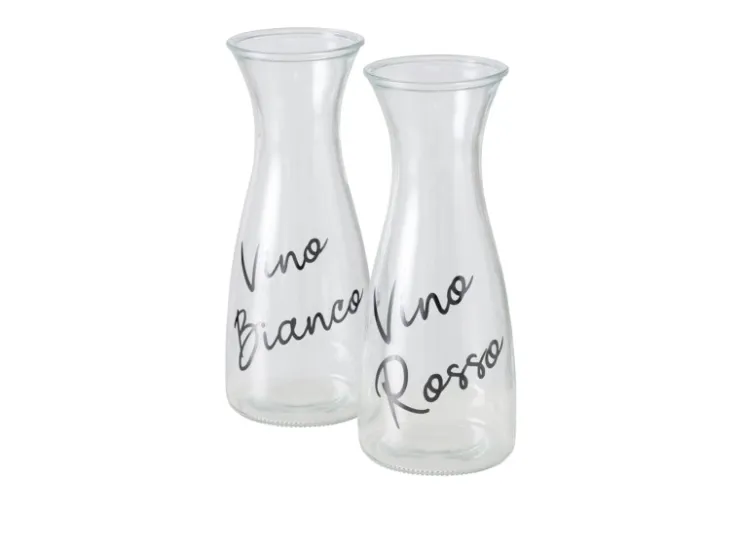 Boltze Geschirr<Karaffe Cucina 2-fach Sortiert 26 cm x 10 cm x 26 cm Transparent