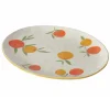 Clearance Servierplatte Fruits 3 cm x 32 cm x 39 cm Orange Geschirr