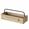New Tablett BBQ 15,5 cm x 15,5 cm x 41 cm Braun Küchen-Ordnungssysteme