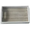 Discount Tablett Conner Groß 5 cm x 20 cm x 30 cm Weiß Geschirr