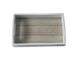 Outlet Boltze Tablett Conner Klein 5 cm x 14 cm x 23 cm Weiß