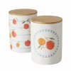 Best Boltze Vorratsdose Fruits 2-fach Sortiert 16 cm x 12 cm x 16 cm Orange