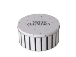 Outlet Boltze Vorratsdose Soho Ø 19,5 cm x 9 cm Schwarz-Weiß