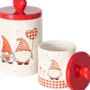 Xmas Vorratsdose Smilla 2er-Set Rot-Weiß Vorratsdosen