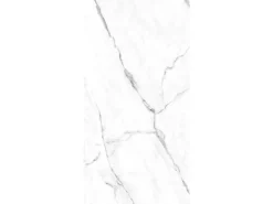 Breuer Duschrückwand Aluminium Hochglanzdekor 100 cm x 210 cm Marmor Weiß