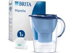 Brita Wassersysteme|Kühlschränke<Wasserfilter-Kanne Marella 2,4 l inkl. Maxtra Pro All-in-1 Kartusche Blau