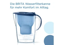 Brita Wassersysteme|Kühlschränke<Wasserfilter-Kanne Marella 2,4 l inkl. Maxtra Pro All-in-1 Kartusche Blau