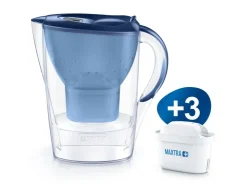 New Brita Wasserfilter-Kanne Marella inkl. 3 Maxtra+ Blau