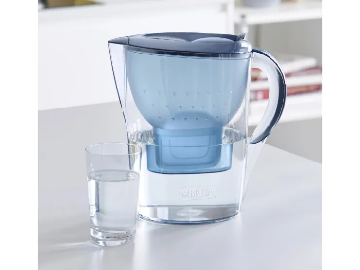 New Brita Wasserfilter-Kanne Marella inkl. 3 Maxtra+ Blau