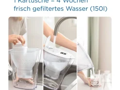 Brita Wassersysteme<Wasserfilter-Kanne Marella 2,4 l inkl. Maxtra Pro All-in-1 Kartusche Weiß