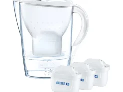 Brita Wasserfilter-Kanne Marella inkl. 3 Maxtra+ Weiß