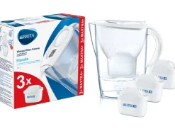 Brita Wasserfilter-Kanne Marella inkl. 3 Maxtra+ Weiß