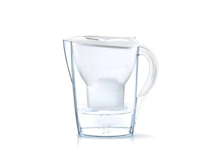 Brita Wasserfilter-Kanne Marella inkl. 3 Maxtra+ Weiß